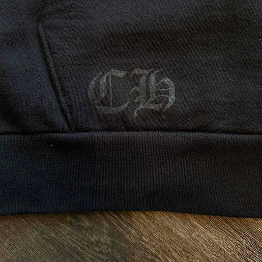 Chrome Hearts Black Brown Zip Up Hoodie