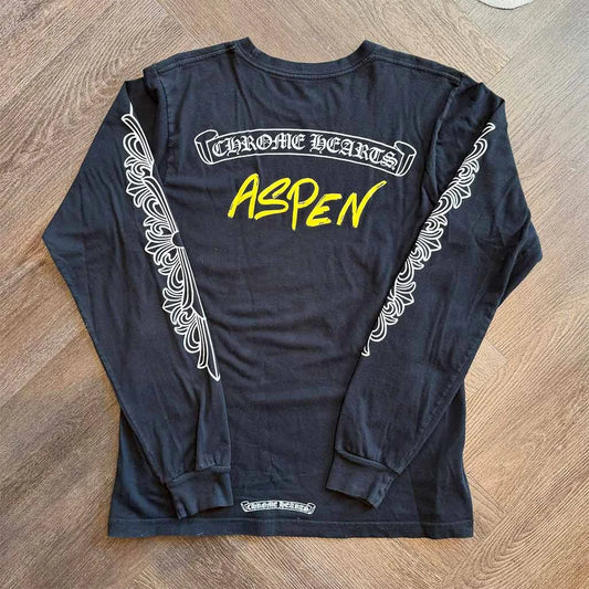 Chrome Hearts Floral Aspen Long Sleeve T-Shirt