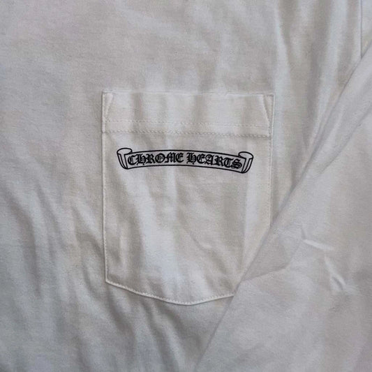 Chrome Hearts St.Barths White Long Sleeve T-Shirt