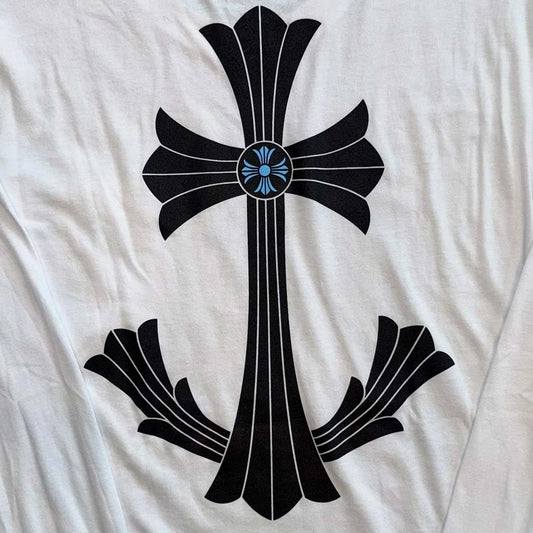 Chrome Hearts St.Barths White Long Sleeve T-Shirt