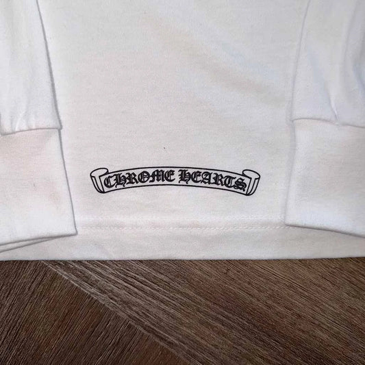Chrome Hearts St.Barths White Long Sleeve T-Shirt