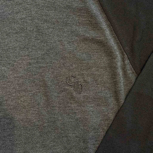 Chrome Hearts Triple Patch Two Tone Long Sleeve T-Shirt