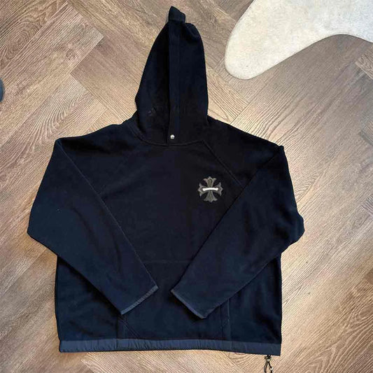 Chrome Hearts Patched Fleece Pullover Jumper