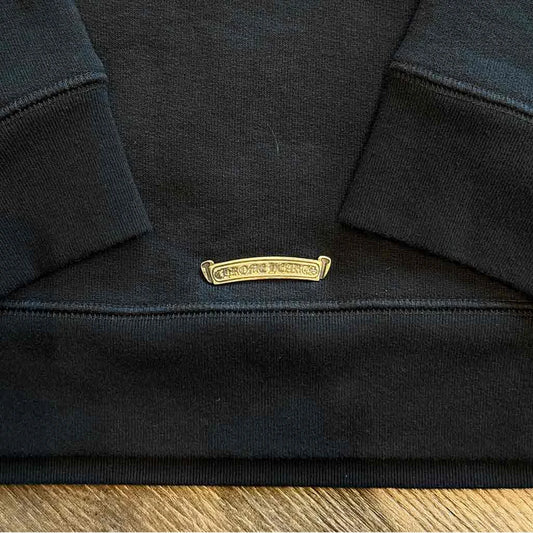 Chrome Hearts Spell Out Triple Patch 1/4 Zip Jumper