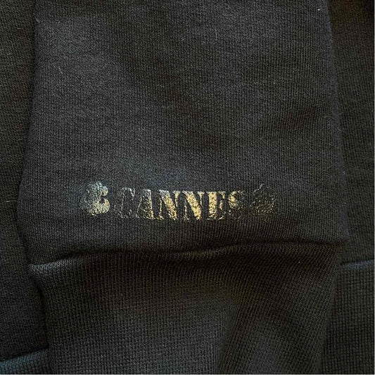 Chrome Hearts Cannes Exclusive Black Fleur Horseshoe Hoodie