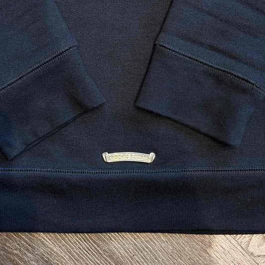 Chrome Hearts Triple Patch Pullover Hoodie Black on Black