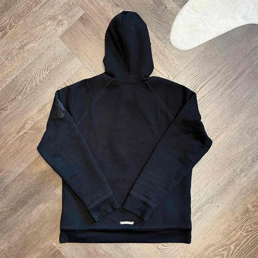 Chrome Hearts Triple Patch Pullover Hoodie Black on Black