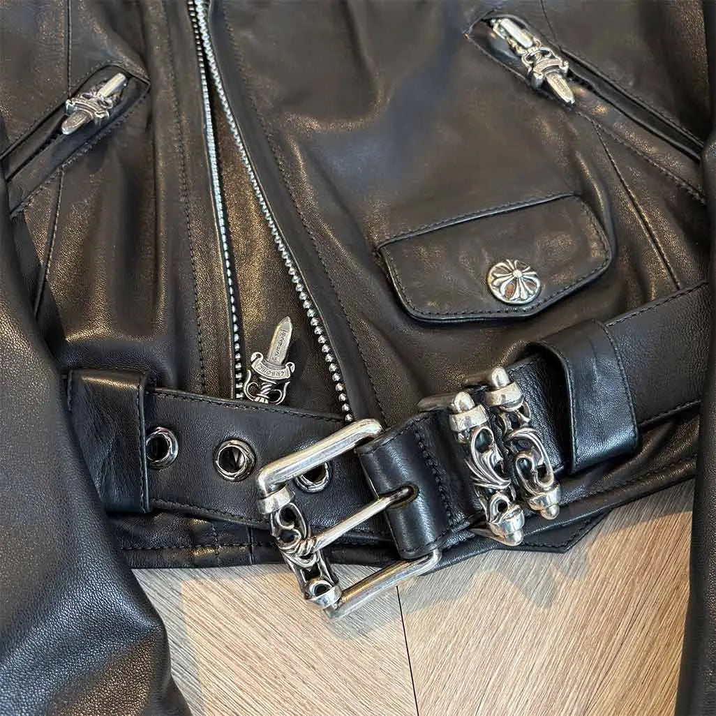 Chrome Hearts Hermes Leather Jacket
