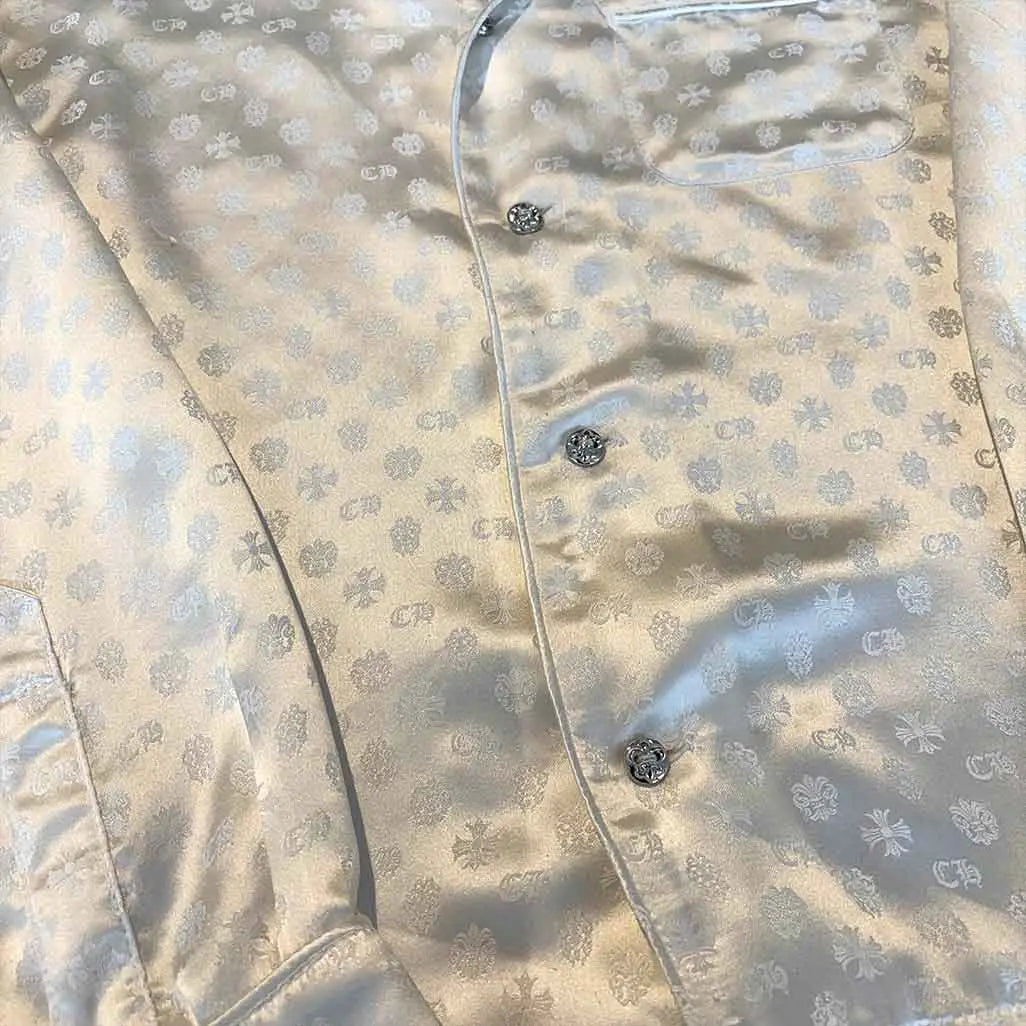 Chrome Hearts White Silk Shirt