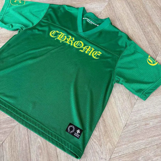 Chrome Hearts Green Jersey Yellow Shortsleeve