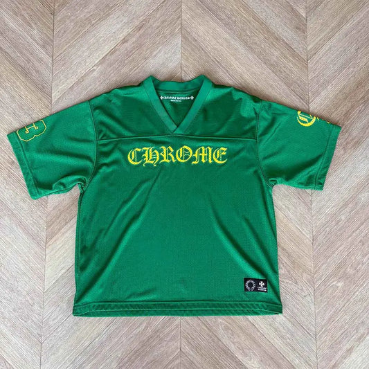 Chrome Hearts Green Jersey Yellow Shortsleeve