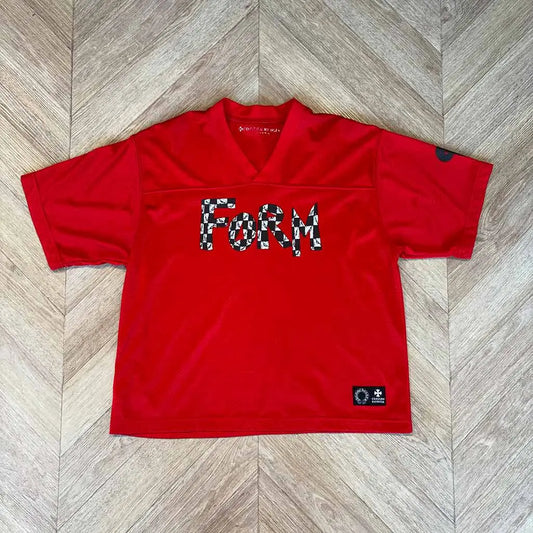 Chrome Hearts Jersey Red Shortsleeve