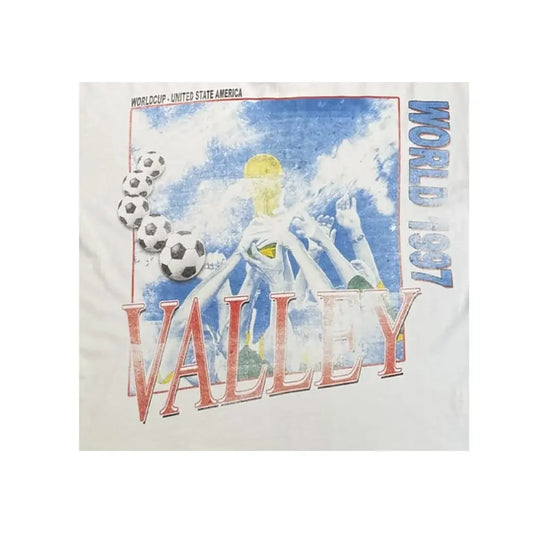 Vale Forever World Cup Graphic T-Shirt - Off White / Vintage White