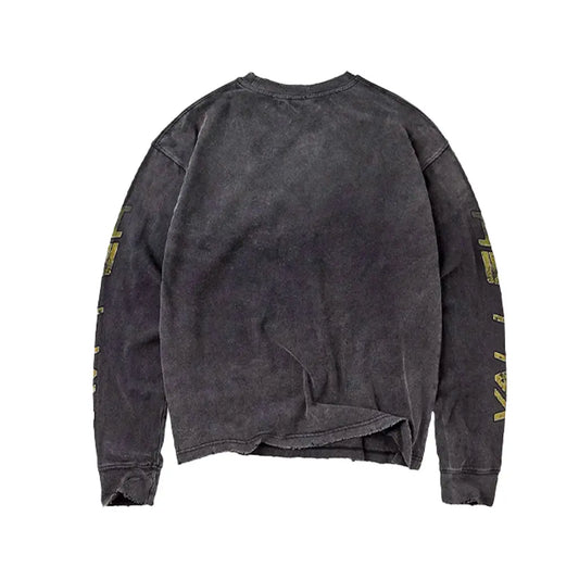 Vale Forever Ice Devils Long Sleeve T-Shirt - Washed Vintage Black