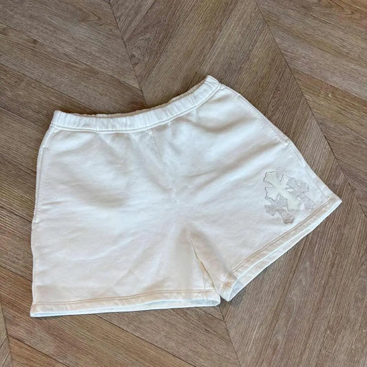 Chrome Hearts White Shorts Patches