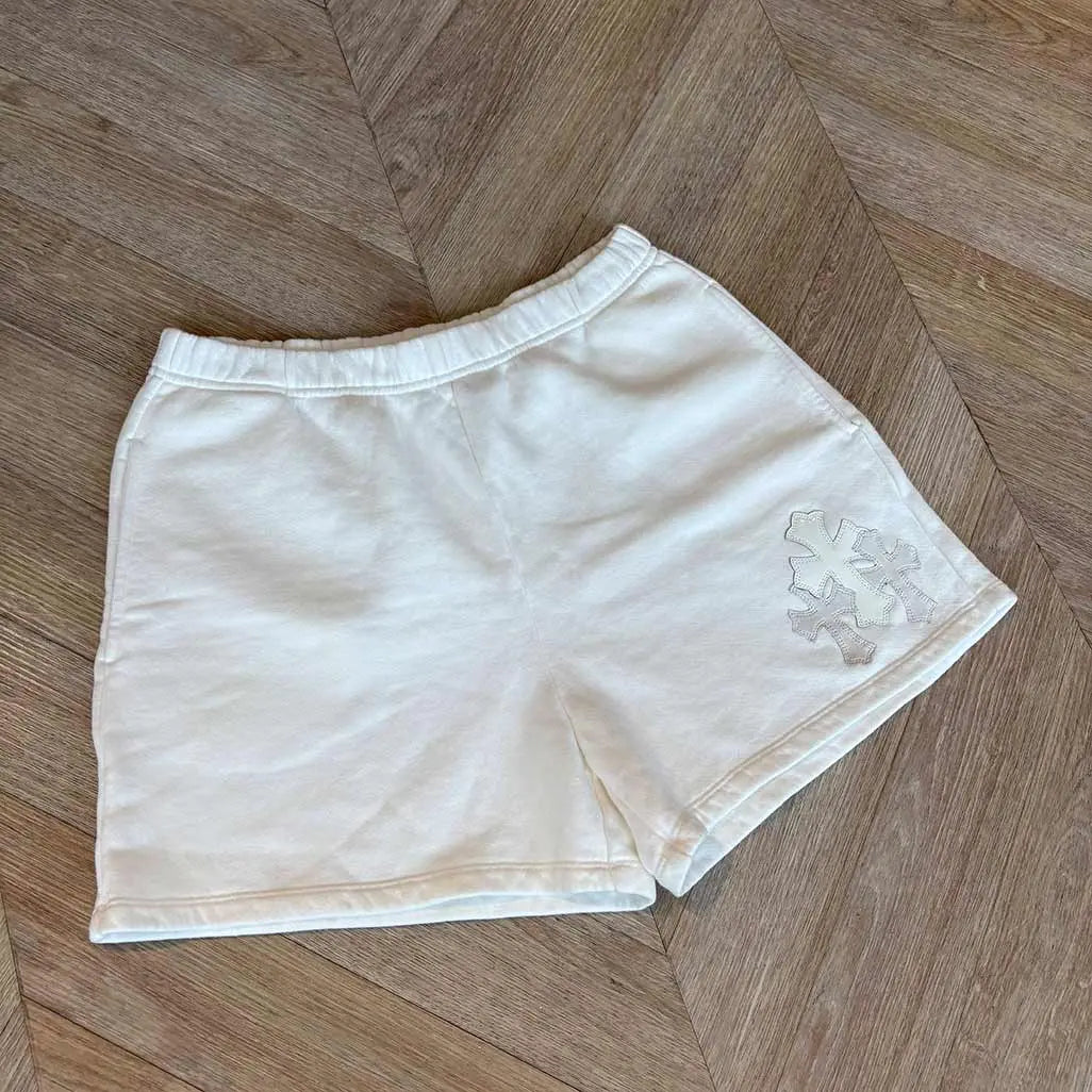 Chrome Hearts White Shorts Patches