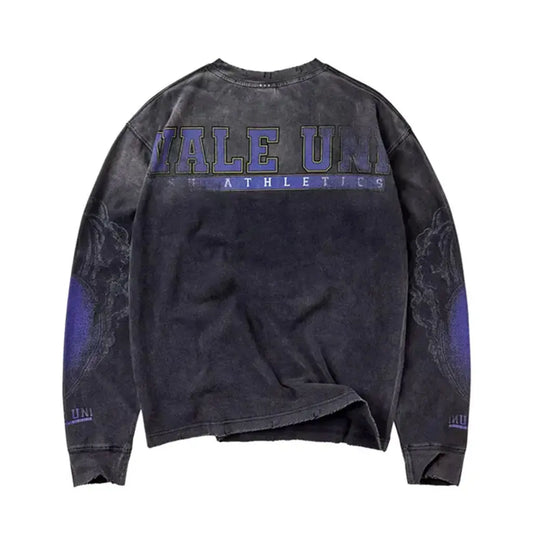 Vale Forever Kountry L/S - Washed Charcoal/Purple