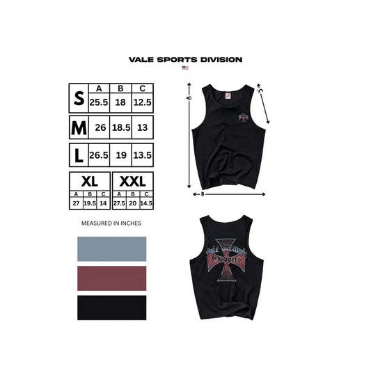 Vale Chopper Tank Top 2-Pack - Black