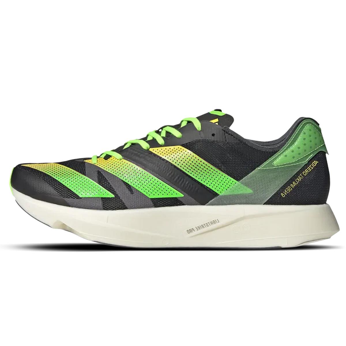 adidas Adizero Takumi Sen 8 Black Solar Green