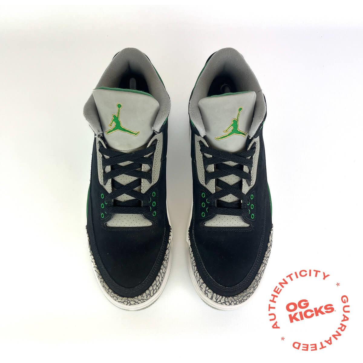Jordan 3 Retro Pine Green (No Box) UK10