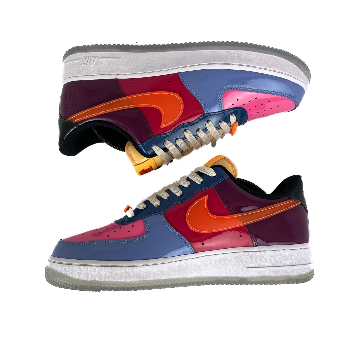 Nike Air Force 1 Low SP 'Undefeated Multi-Patent Total Orange' (No Box) UK9