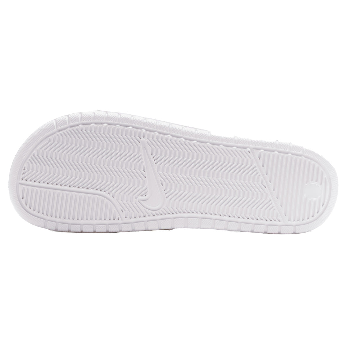 Nike Benassi Slides White Reflective Silver