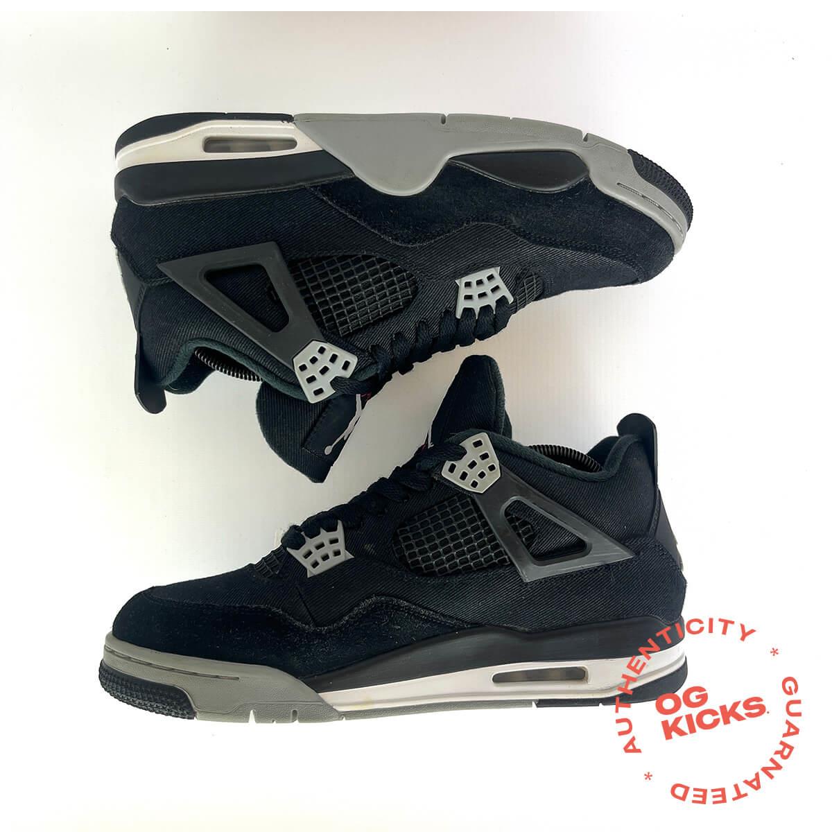 Jordan 4 Retro SE Black Canvas UK8.5