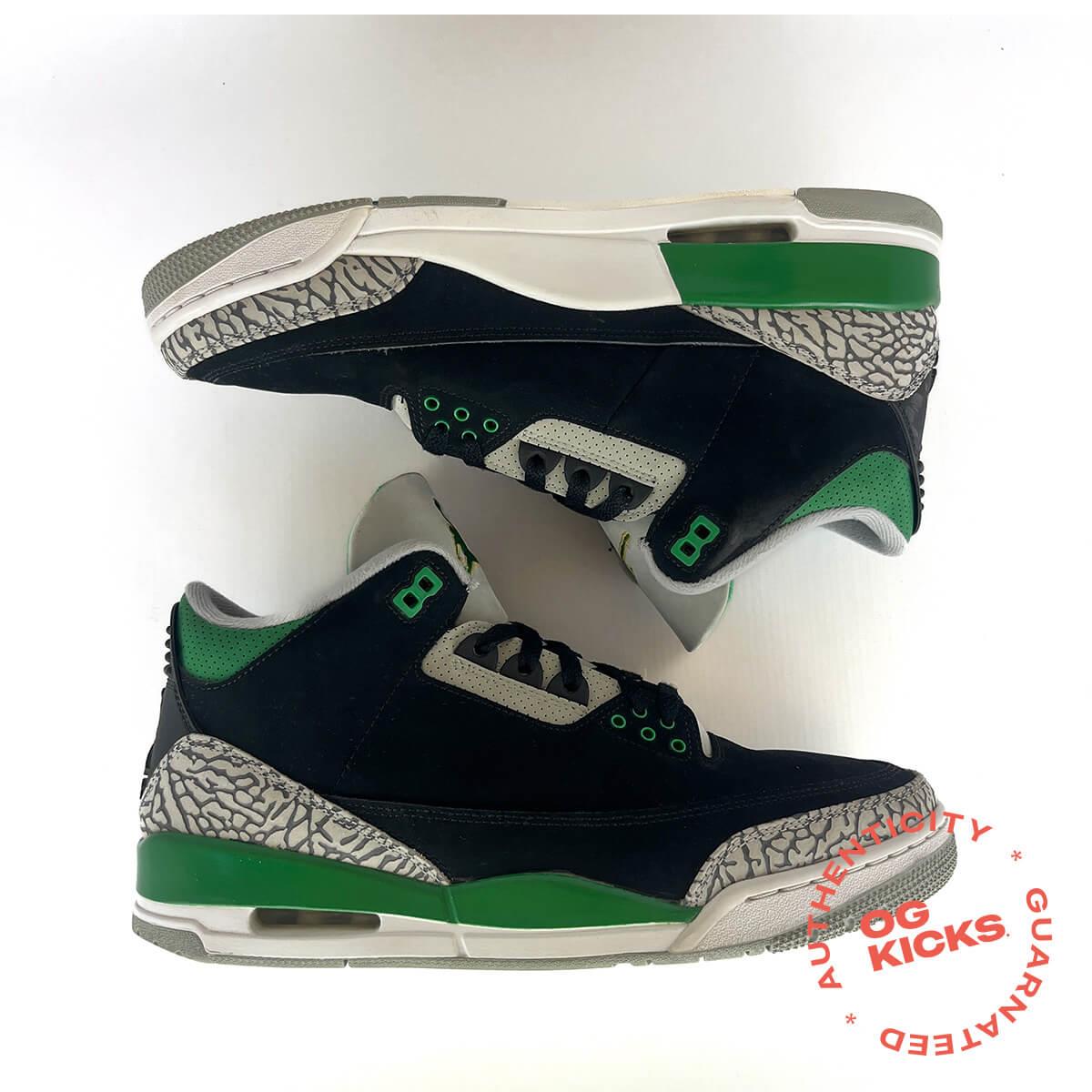 Jordan 3 Retro Pine Green (No Box) UK10