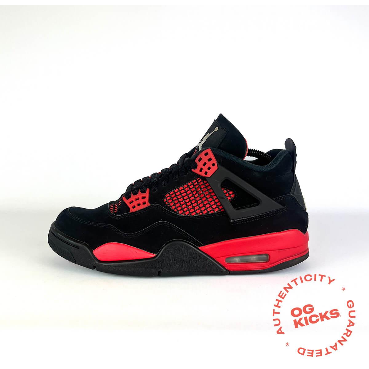 Jordan 4 Retro Red Thunder (No Box) UK7.5