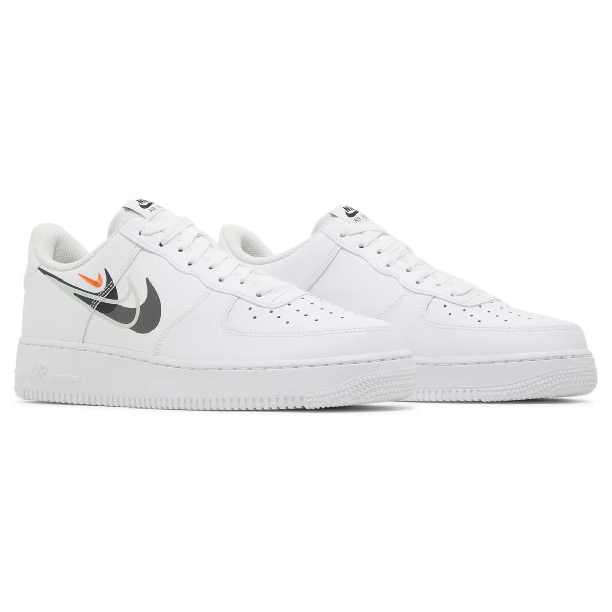 Nike Air Force 1 Low '07 Multi Swoosh White Black
