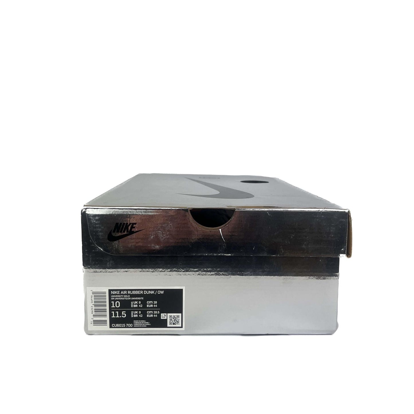 Nike Air Rubber Dunk Off-White 'University Gold' UK9