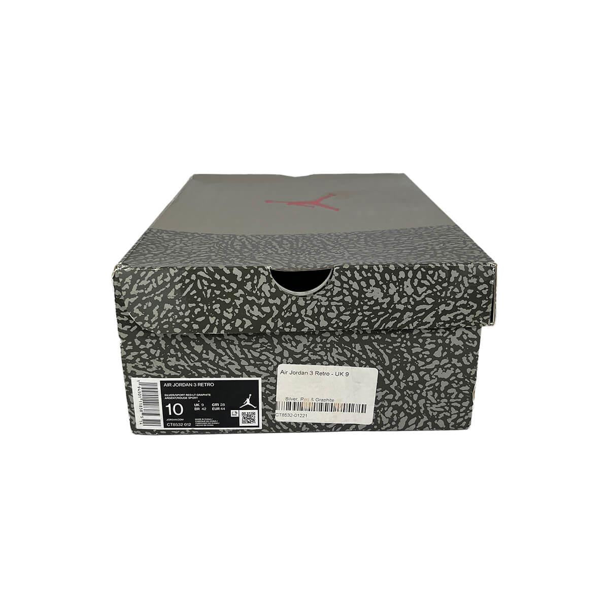 Jordan 3 Retro 'Cool Grey (2021)' UK9