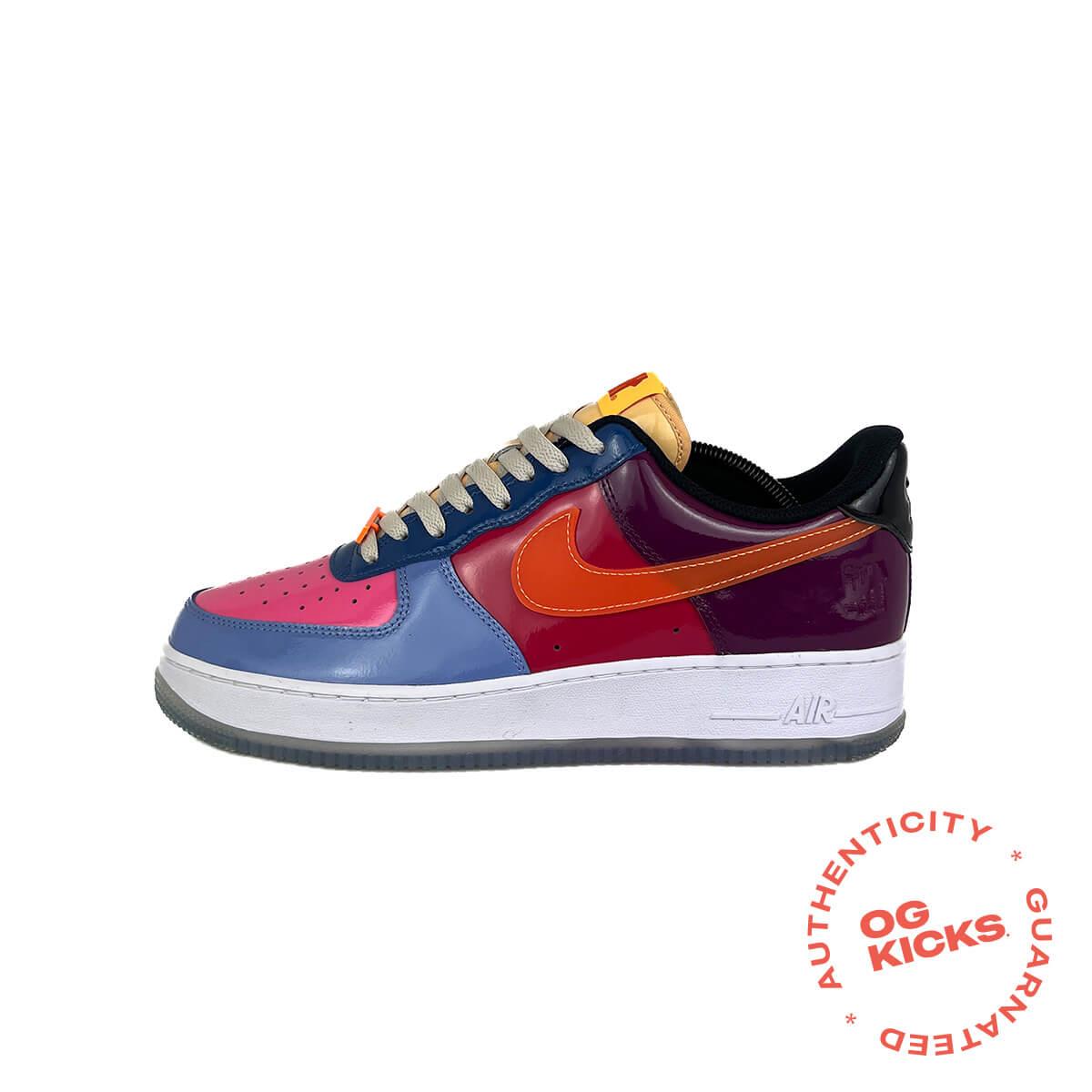 Nike Air Force 1 Low SP 'Undefeated Multi-Patent Total Orange' (No Box) UK9