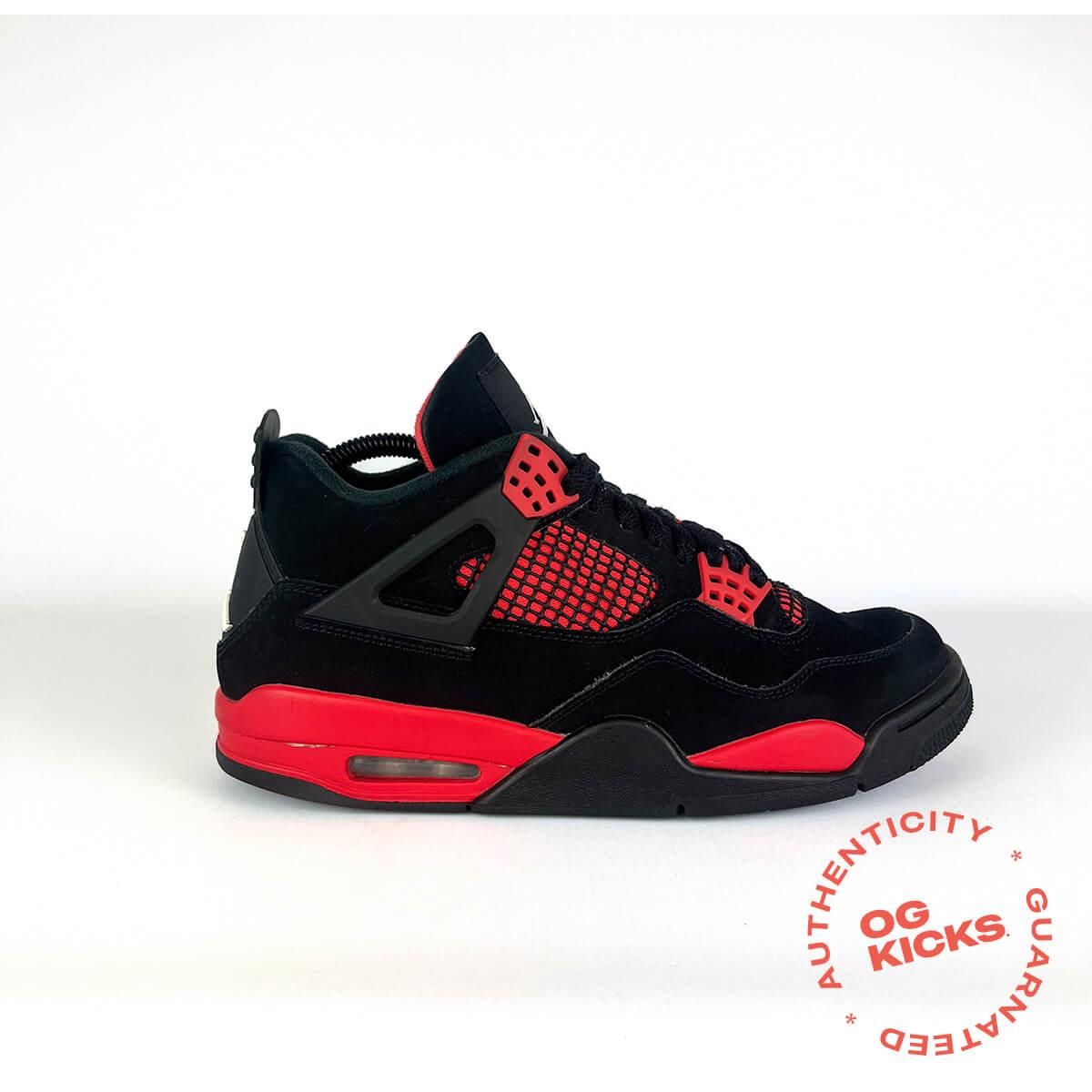 Jordan 4 Retro Red Thunder (No Box) UK7.5