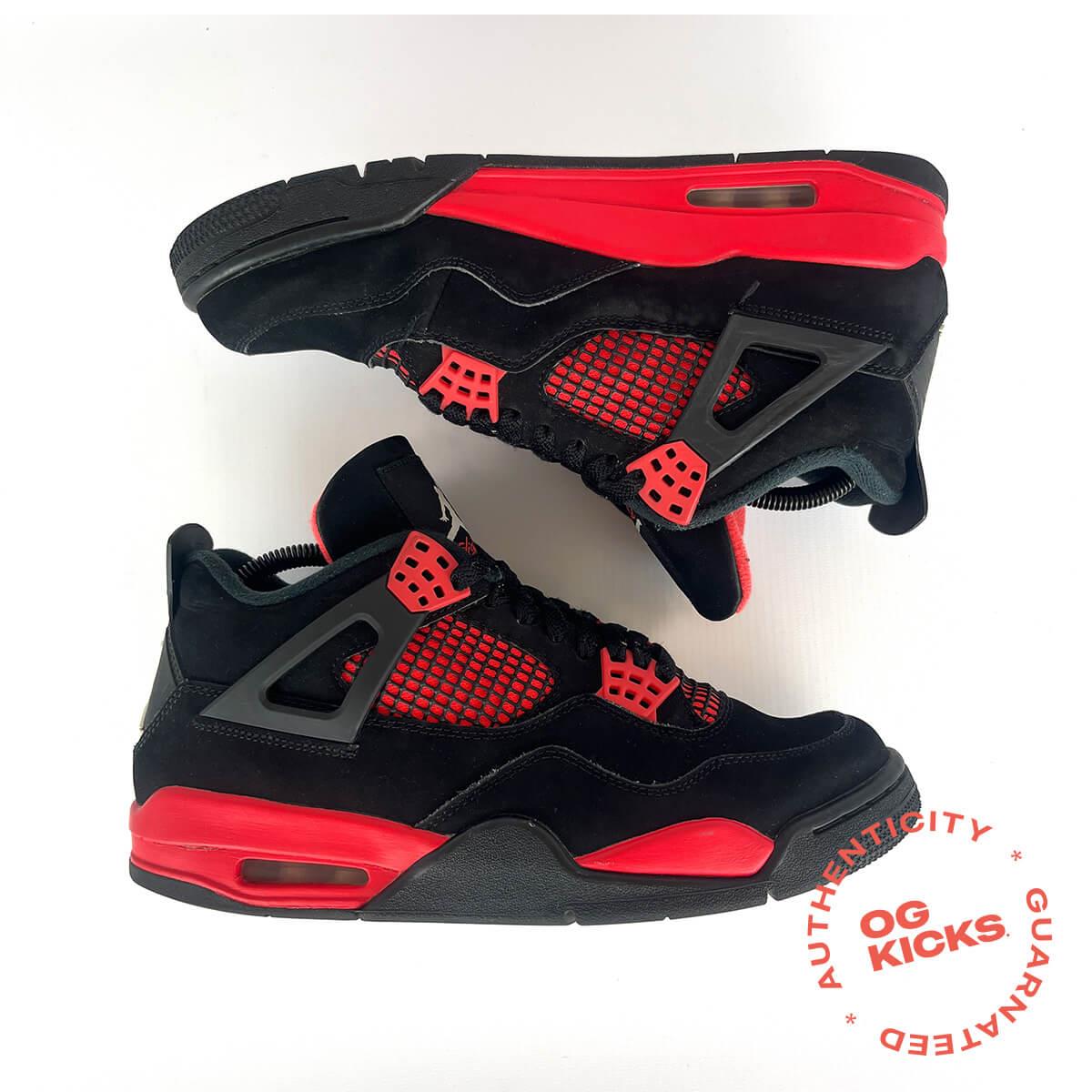 Jordan 4 Retro Red Thunder (No Box) UK7.5
