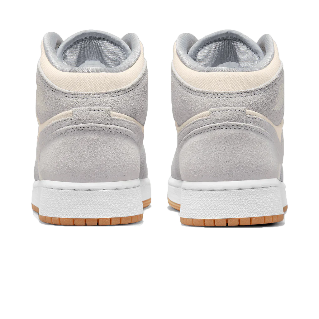 Air Jordan 1 Mid SE Coconut Milk Particle Grey GS
