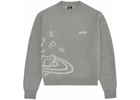 Broken Planet Knit Sweater Heather Grey