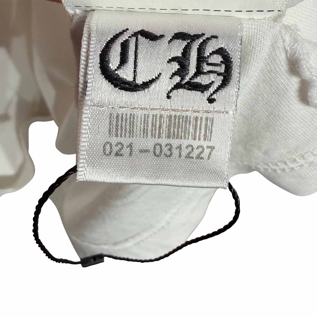 Chrome Hearts Dagger Logo T-Shirt White Orange