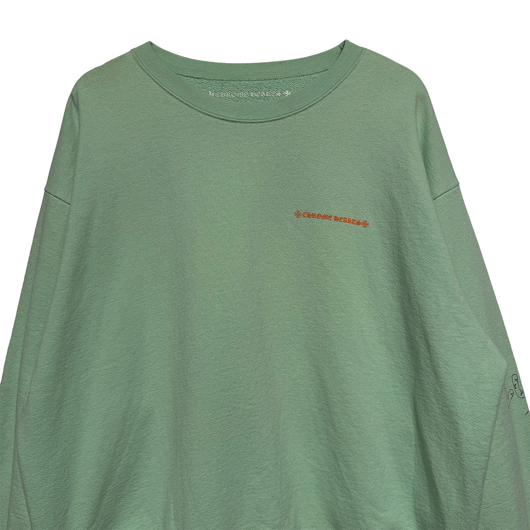 Chrome Hearts Matty Boy "Lust" Crewneck Sweatshirt Seafoam