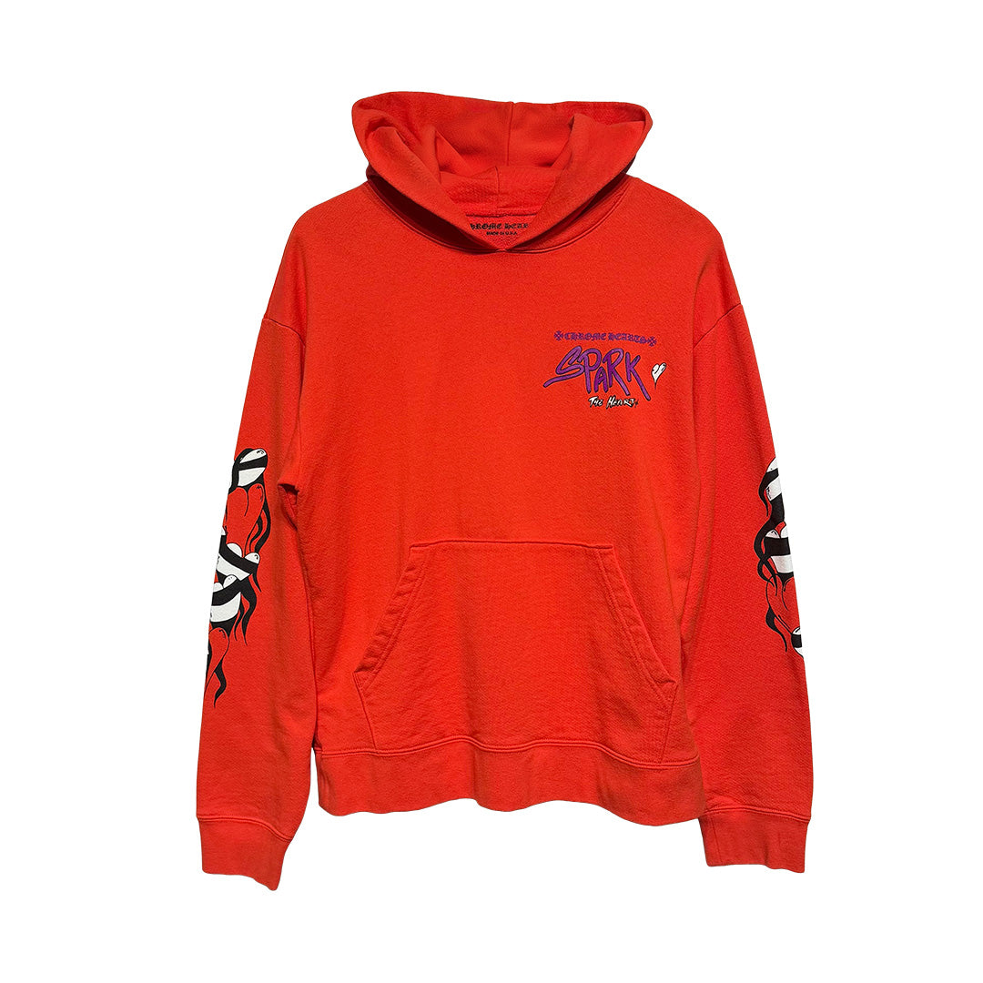 Chrome Hearts Matty Boy "Sadistic Lipstick" Hoodie Orange