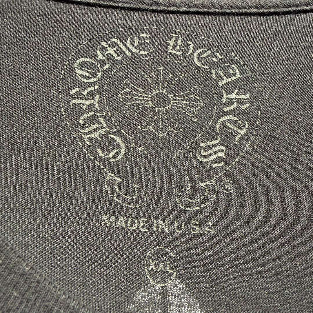 Chrome Hearts Multi Colour Cross Cemetery Long Sleeve T-shirt Black