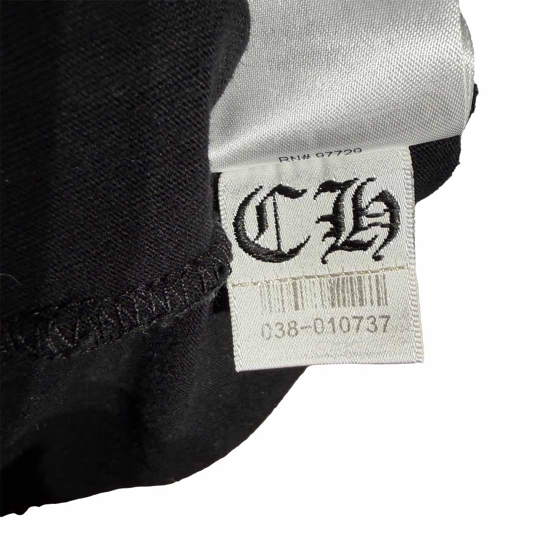 Chrome Hearts Neck Logo T-Shirt Black Yellow