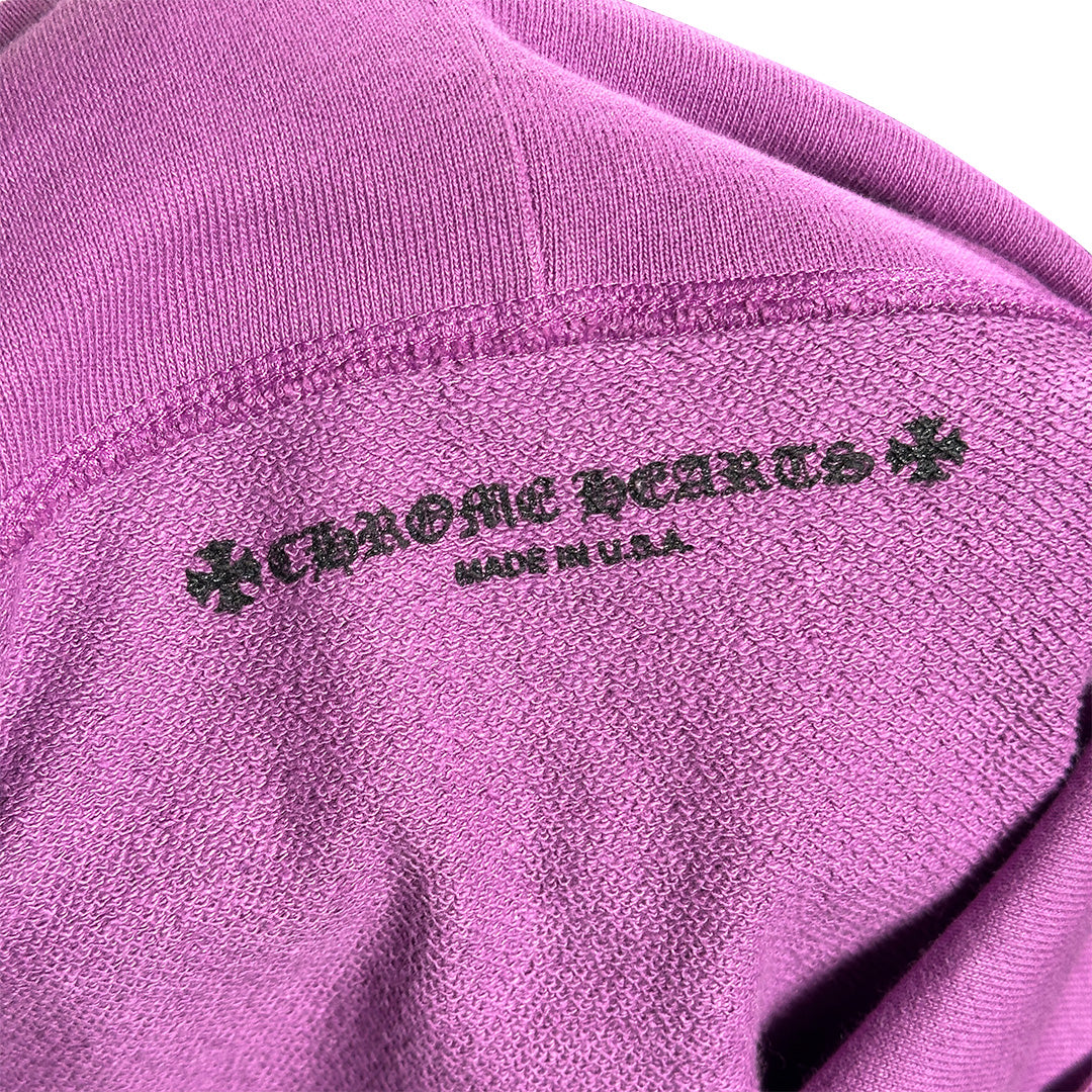 Chrome hearts Matty Boy I Want More Not Less Crewneck Hoodie Purple