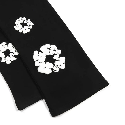 Denim Tears Cotton Wreath Sweatpants Black
