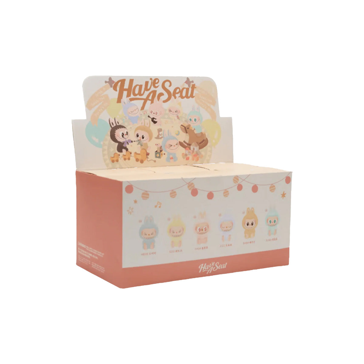 Pop Mart Labubu The Monsters Have a Seat Vinyl Plush Sealed Case (6 Blind Box)