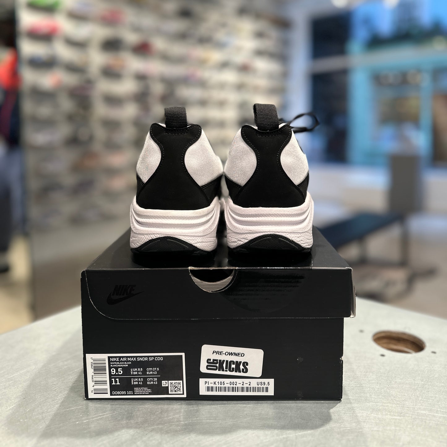 Nike Air Max Sunder SP Comme des Garcons Homme Plus 'White Black' UK8.5