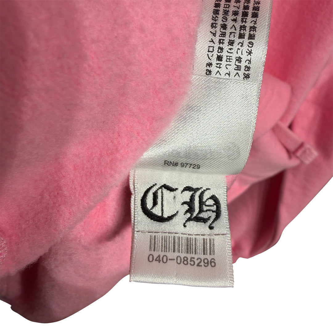 Chrome Hearts Floral Horseshoe Hoodie Blue/Pink