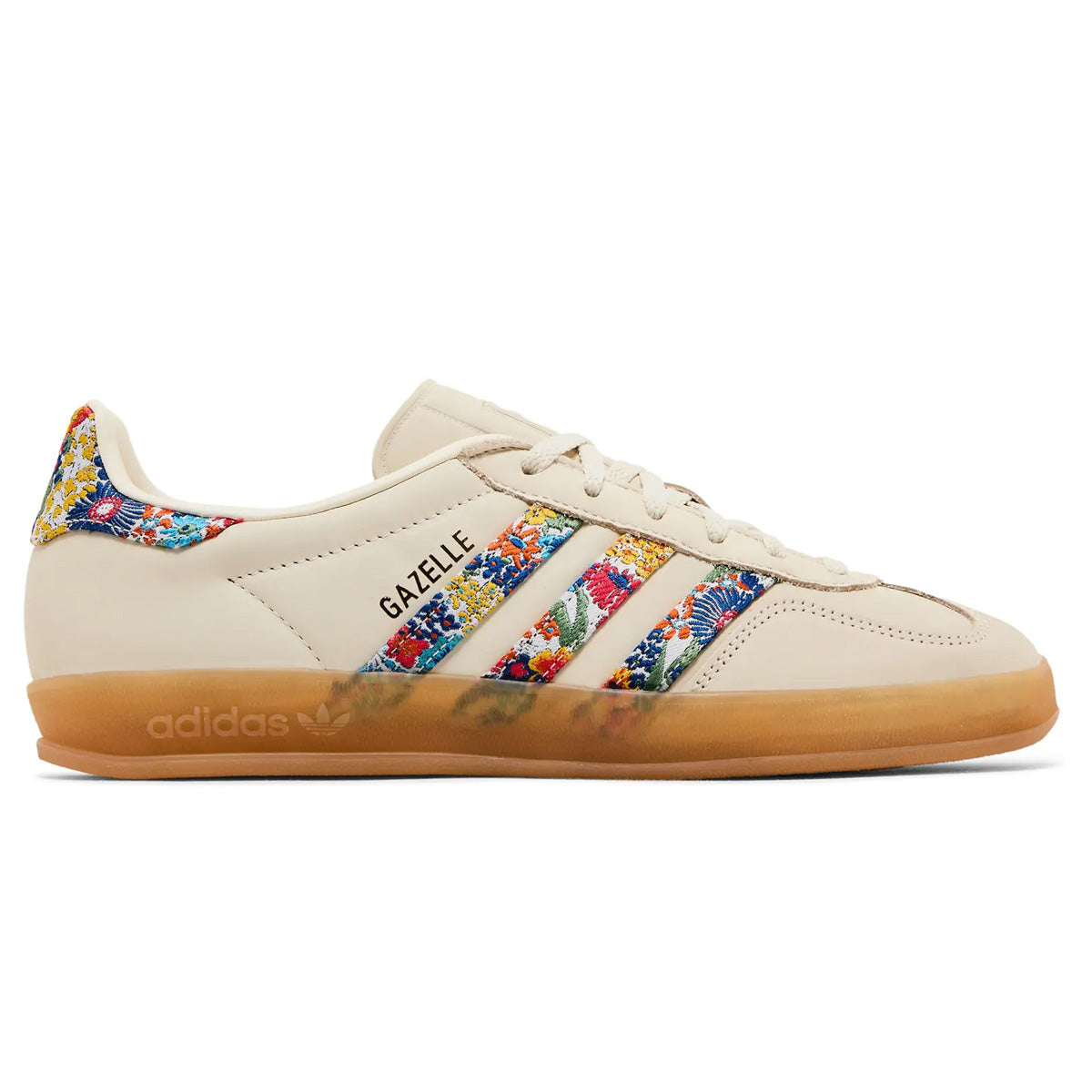 adidas Gazelle Indoor Liberty London Floral Embroidery Stripes W