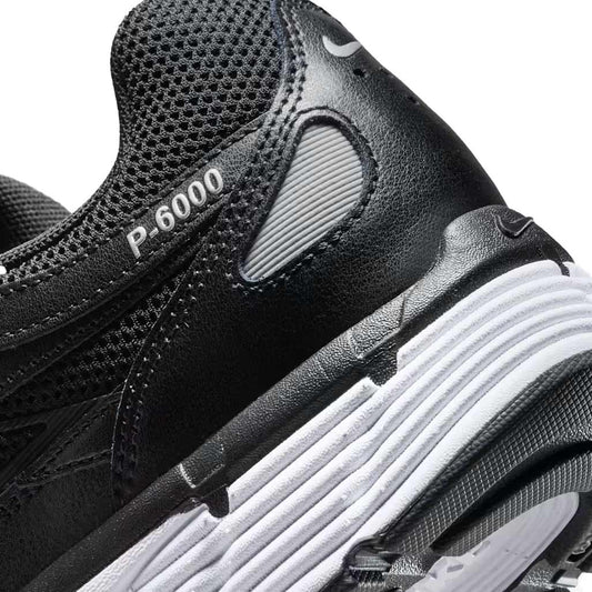 Nike P-6000 Black White Metallic Silver