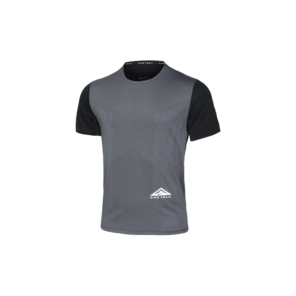 Nike Dri-FIT Rise 365 Trail Running T-Shirt Black Grey